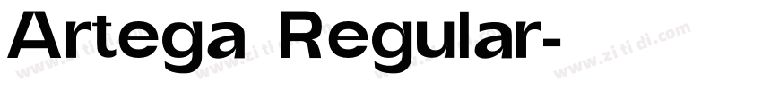 Artega Regular字体转换 Artega Regular字体转换